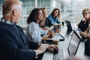 Finance team meeting