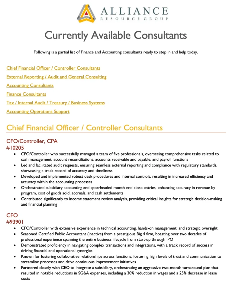 Consultant Matrix (for publication) 08-08-2025